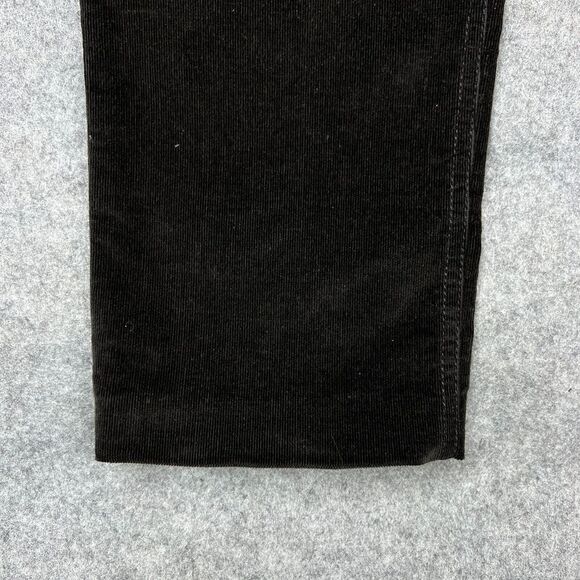 J Jill Pants Women 6 Brown Corduroy Mid Rise Ankle Pockets Stretch Cotton Casual - Picture 6 of 12